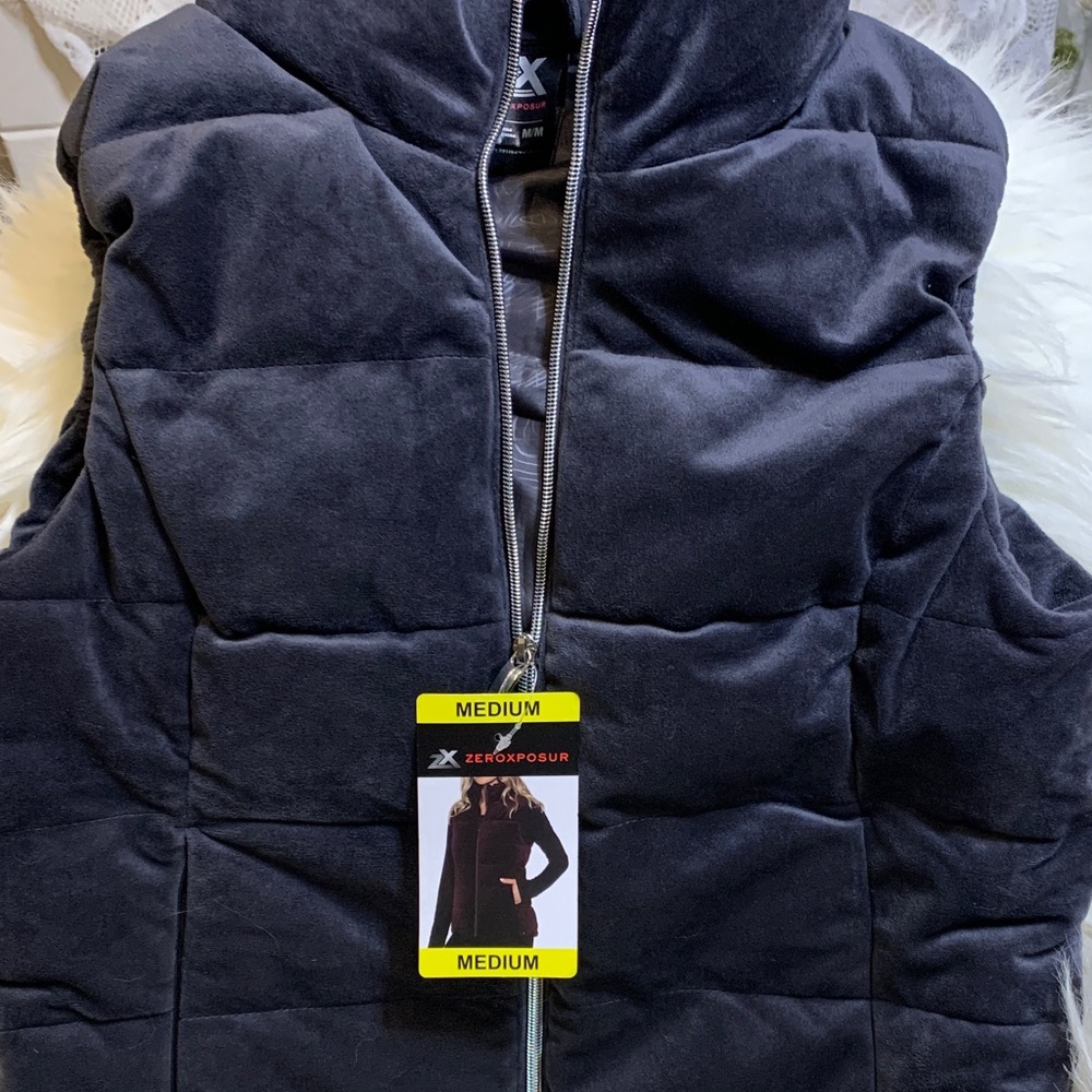 ZeroXposur Gray Quilted Vest